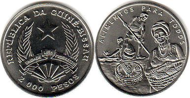 coin Guinea-Bissau 2000 pesos GUINE-BISSAU