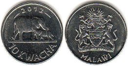 coin Malawi 10 kwacha 2012