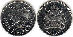 coin Malawi 1 kwacha 2012