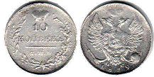 coin Russia 10 kopeks 1819