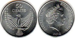 coin Solomon Islands 50 cents 2012