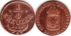Münze Kaisertum Österreich 1/4 kreuzer 1816