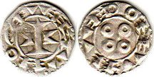 coin Melgueil denier without date (11-13 century)