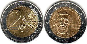 mynt Frankrike 2 euro 2012