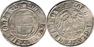 coin Konstanz batzen (4 kreuzer) no date (1499-1503)