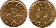 香港硬币 5 仙 1971