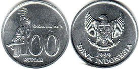 coin Indonesia 100 rupiah 1999