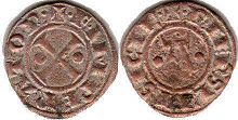 moneta Sicily denaro senza data (1236)
