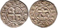 moneta Sicily denaro senza data (1194-1197)