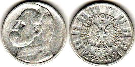 coin Poland 2 zlote 1934