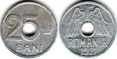 coin Romania 25 bani 1921