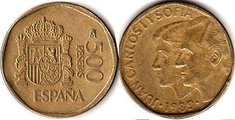 monnaie Espagne 500 pesetas 1989