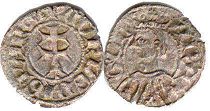 pièce Aragon dinero 1335-1387