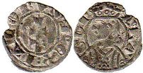 pièce Aragon dinero 1213-1276