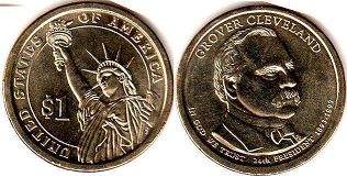 moneda Estados Unidos 1 dollar 2012 Cleveland