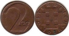 Münze Österreich 200 kronen 1924