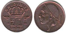 pièce Belgique 50 centimes 1998