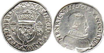 coin France teston 1560