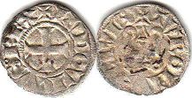 coin France denier 1245/50-1270