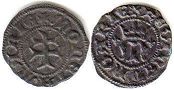 coin Hungary denar no date (1383)