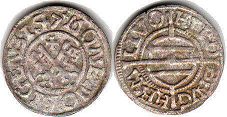 coin Livonia schilling 1547