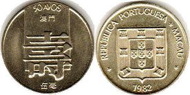 硬币共济会 50 仙 1982