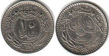 coin Turkey - Ottoman 10 para 1912