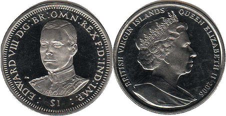 coin Virgin Islands 1 dollar 2006