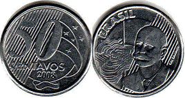 coin Brazil 50 centavos 2008