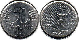 moeda brasil 50 centavos 1994