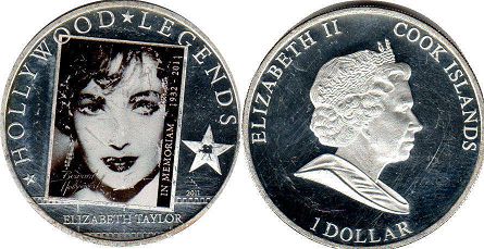 coin Cook Islands 1 dollar 2011
