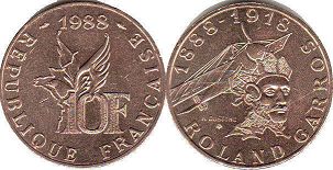 piece France 10 francs 1988