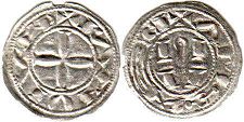 coin Albi denier without date (12-13 c.)