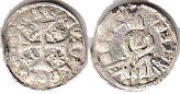 coin Hungary denar no date (1235-1270)