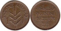 coin Palestine 1 mils 1935