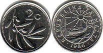 coin Malta 2 cents 1986