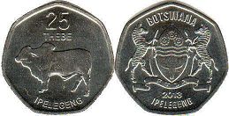 coin Botswana 25 thebe IPELEGENG