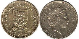 coin Falkland 1 pound 2004