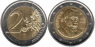 moneda Italia 2 euro 2010