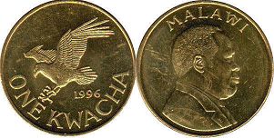 coin Malawi 1 kwacha 1996