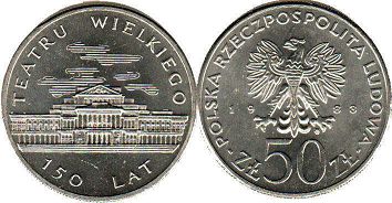 moneta Polska 50 zlotych 1983