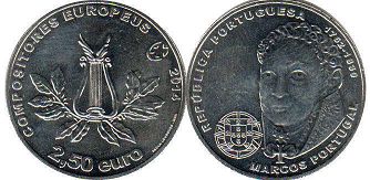 mynt Portugal 2.5 euro 2014
