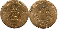 moneta San Marino 20 lire 1984