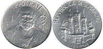 coin San Marino 1 lira 1984