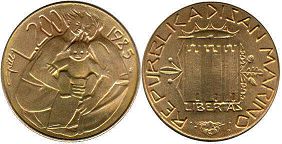 moneta San Marino 200 lire 1985