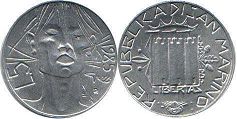 coin San Marino 5 lire 1985