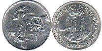 coin San Marino 1 lira 1982
