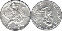 moneta San Marino 2 lire 1994
