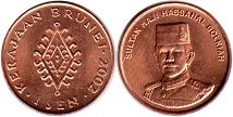 coin Brunei 1 sen 2002