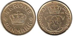 Denmark 1/2 krone 1925
